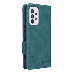 Coque Portefeuille Livre Cuir Etui Clapet L11Z pour Samsung Galaxy A33 5G Vert