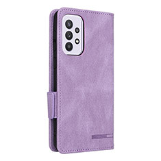 Coque Portefeuille Livre Cuir Etui Clapet L11Z pour Samsung Galaxy A33 5G Violet