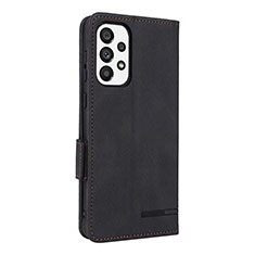 Coque Portefeuille Livre Cuir Etui Clapet L11Z pour Samsung Galaxy A73 5G Noir