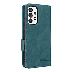 Coque Portefeuille Livre Cuir Etui Clapet L11Z pour Samsung Galaxy A73 5G Vert