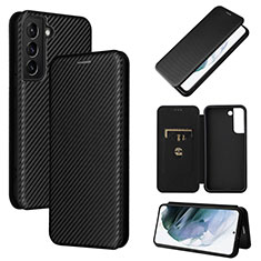 Coque Portefeuille Livre Cuir Etui Clapet L11Z pour Samsung Galaxy S21 FE 5G Noir