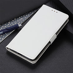 Coque Portefeuille Livre Cuir Etui Clapet L12 pour Motorola Moto Edge Blanc