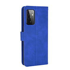 Coque Portefeuille Livre Cuir Etui Clapet L12Z pour Samsung Galaxy A72 4G Bleu
