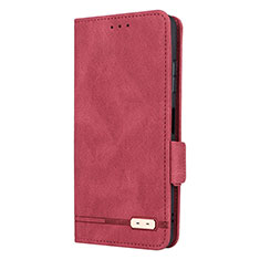 Coque Portefeuille Livre Cuir Etui Clapet L12Z pour Samsung Galaxy F42 5G Rouge