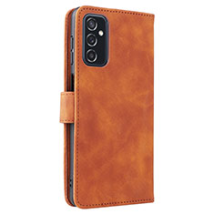 Coque Portefeuille Livre Cuir Etui Clapet L12Z pour Samsung Galaxy M52 5G Marron