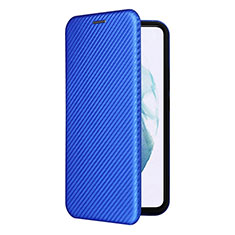 Coque Portefeuille Livre Cuir Etui Clapet L12Z pour Samsung Galaxy S22 5G Bleu