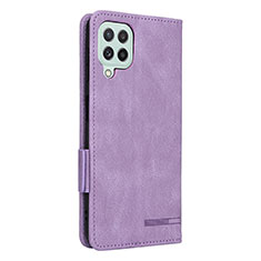 Coque Portefeuille Livre Cuir Etui Clapet L13Z pour Samsung Galaxy A22 4G Violet