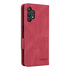 Coque Portefeuille Livre Cuir Etui Clapet L13Z pour Samsung Galaxy A32 4G Rouge
