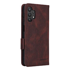 Coque Portefeuille Livre Cuir Etui Clapet L13Z pour Samsung Galaxy A32 5G Marron