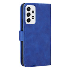 Coque Portefeuille Livre Cuir Etui Clapet L13Z pour Samsung Galaxy A53 5G Bleu