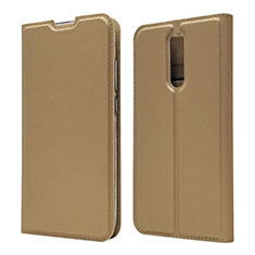 Coque Portefeuille Livre Cuir Etui Clapet L14 pour Xiaomi Redmi 8 Or