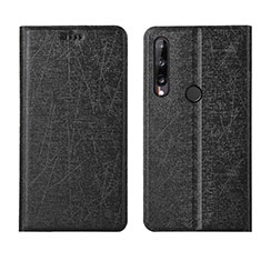 Coque Portefeuille Livre Cuir Etui Clapet L15 pour Huawei P40 Lite E Noir