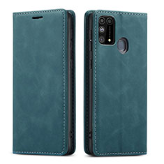 Coque Portefeuille Livre Cuir Etui Clapet L15 pour Samsung Galaxy M31 Vert