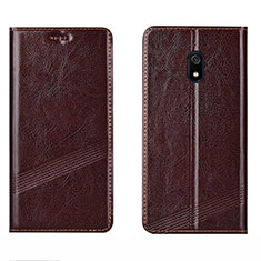 Coque Portefeuille Livre Cuir Etui Clapet L15 pour Xiaomi Redmi 8A Marron