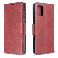 Coque Portefeuille Livre Cuir Etui Clapet L16 pour Samsung Galaxy A71 4G A715 Rouge