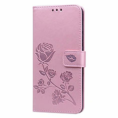 Coque Portefeuille Livre Cuir Etui Clapet L17 pour Samsung Galaxy A51 5G Or Rose