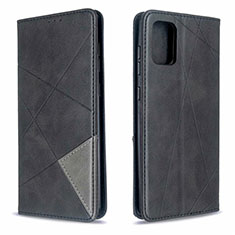 Coque Portefeuille Livre Cuir Etui Clapet L18 pour Samsung Galaxy A71 5G Noir