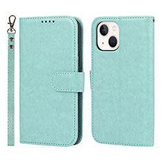 Coque Portefeuille Livre Cuir Etui Clapet L19 pour Apple iPhone 13 Pastel Vert