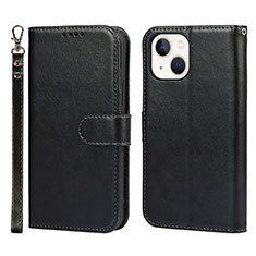 Coque Portefeuille Livre Cuir Etui Clapet L19 pour Apple iPhone 15 Plus Noir