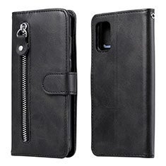 Coque Portefeuille Livre Cuir Etui Clapet L20 pour Samsung Galaxy A41 Noir