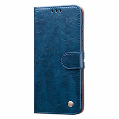 Coque Portefeuille Livre Cuir Etui Clapet L22 pour Samsung Galaxy A41 Bleu