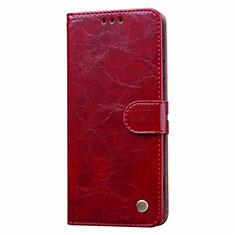 Coque Portefeuille Livre Cuir Etui Clapet L22 pour Samsung Galaxy A41 Rouge