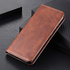 Coque Portefeuille Livre Cuir Etui Clapet L23 pour Realme C11 Marron