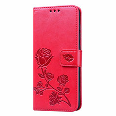 Coque Portefeuille Livre Cuir Etui Clapet L23 pour Samsung Galaxy A41 Rouge