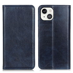 Coque Portefeuille Livre Cuir Etui Clapet L25 pour Apple iPhone 13 Mini Bleu