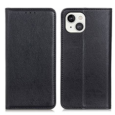 Coque Portefeuille Livre Cuir Etui Clapet L25 pour Apple iPhone 13 Mini Noir