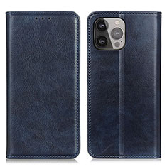 Coque Portefeuille Livre Cuir Etui Clapet L25 pour Apple iPhone 13 Pro Max Bleu