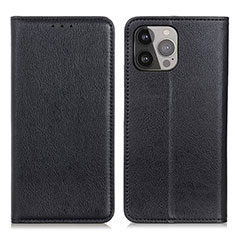 Coque Portefeuille Livre Cuir Etui Clapet L25 pour Apple iPhone 13 Pro Max Noir