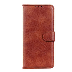 Coque Portefeuille Livre Cuir Etui Clapet L25 pour Realme C11 Marron