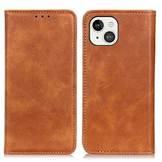 Coque Portefeuille Livre Cuir Etui Clapet L26 pour Apple iPhone 13 Marron