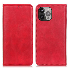 Coque Portefeuille Livre Cuir Etui Clapet L26 pour Apple iPhone 16 Pro Max Rouge