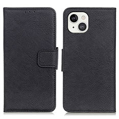 Coque Portefeuille Livre Cuir Etui Clapet L27 pour Apple iPhone 15 Plus Noir