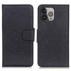 Coque Portefeuille Livre Cuir Etui Clapet L27 pour Apple iPhone 15 Pro Noir