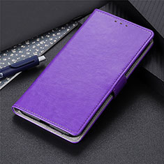 Coque Portefeuille Livre Cuir Etui Clapet L27 pour Realme C11 Violet