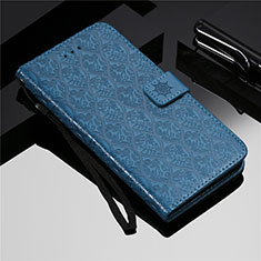 Coque Portefeuille Livre Cuir Etui Clapet L28 pour Samsung Galaxy A71 5G Bleu Ciel