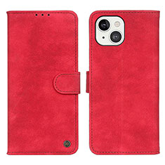 Coque Portefeuille Livre Cuir Etui Clapet L30 pour Apple iPhone 13 Mini Rouge