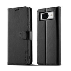 Coque Portefeuille Livre Cuir Etui Clapet LC1 pour Google Pixel 8 5G Noir