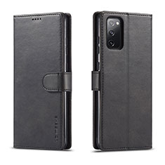 Coque Portefeuille Livre Cuir Etui Clapet LC1 pour Samsung Galaxy M52 5G Noir