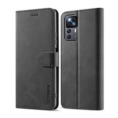 Coque Portefeuille Livre Cuir Etui Clapet LC1 pour Xiaomi Mi 12T 5G Noir