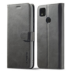 Coque Portefeuille Livre Cuir Etui Clapet LC1 pour Xiaomi POCO C31 Gris