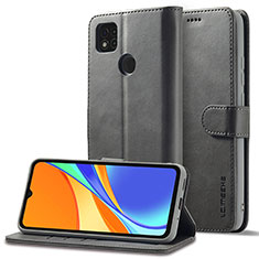 Coque Portefeuille Livre Cuir Etui Clapet LC2 pour Xiaomi POCO C31 Gris