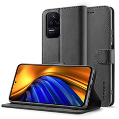 Coque Portefeuille Livre Cuir Etui Clapet LC2 pour Xiaomi Poco F4 5G Noir