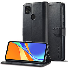 Coque Portefeuille Livre Cuir Etui Clapet LC2 pour Xiaomi Redmi 9 India Noir