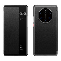 Coque Portefeuille Livre Cuir Etui Clapet LF1 pour Huawei Mate 40 RS Noir