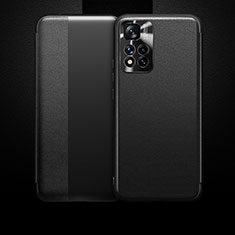 Coque Portefeuille Livre Cuir Etui Clapet LF1 pour Xiaomi Mi 11i 5G (2022) Noir