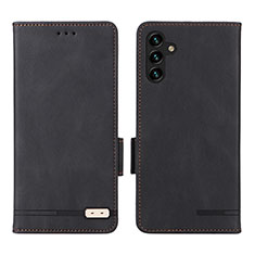 Coque Portefeuille Livre Cuir Etui Clapet LZ1 pour Samsung Galaxy A04s Noir